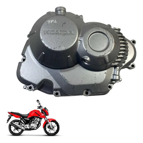 Tampa Embreagem Honda Cg 160 Titan Fan Cargo Original  -2878 Cinza