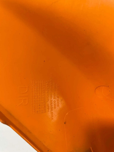 Tampa Lateral Lado Direita Da Honda Bros 160 Laranja -795 3
