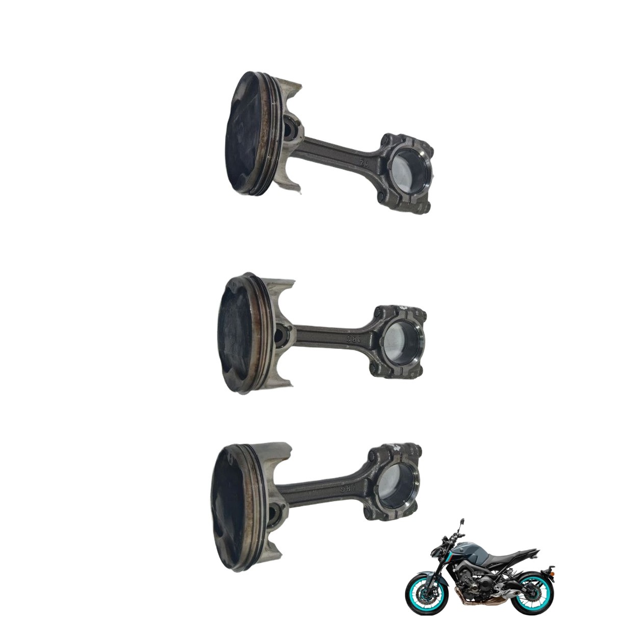 Kit pistão biela MT 09 2018 16377