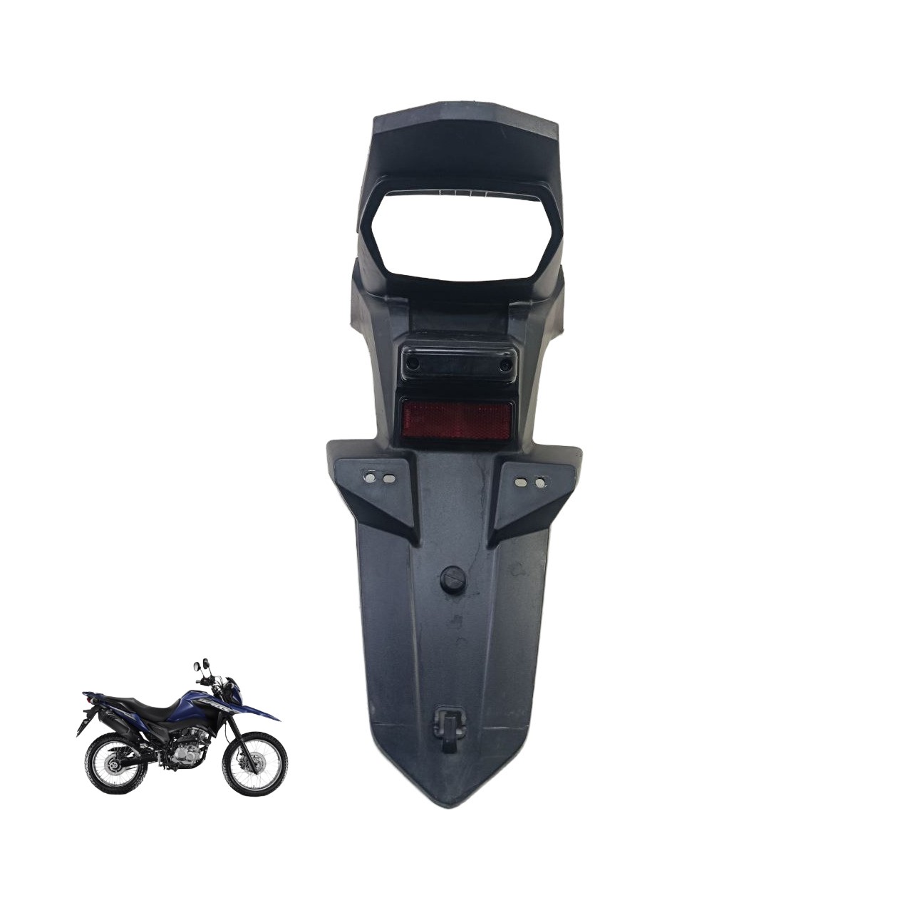Paralama traseiro com suporte placa Bros 160 2025 16472