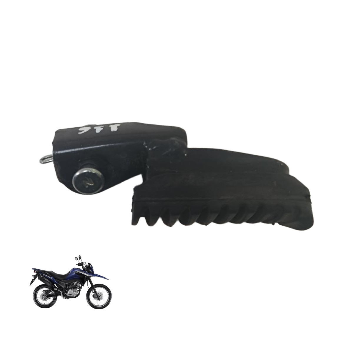 Pedaleira traseira esquerda Bros 160 2025 16512