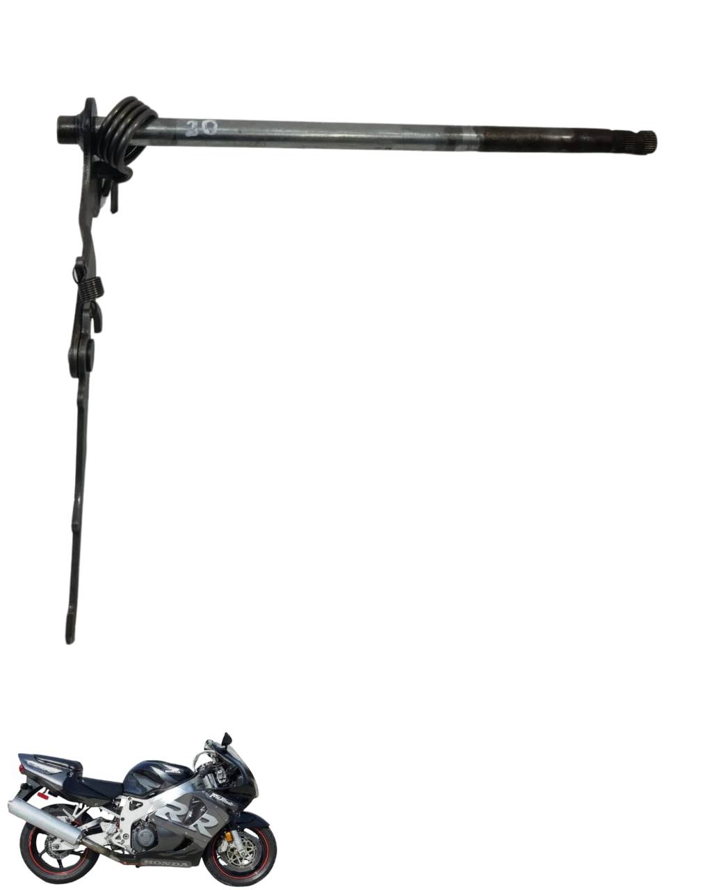 Eixo seletor marcha CBR 450 1998 9407