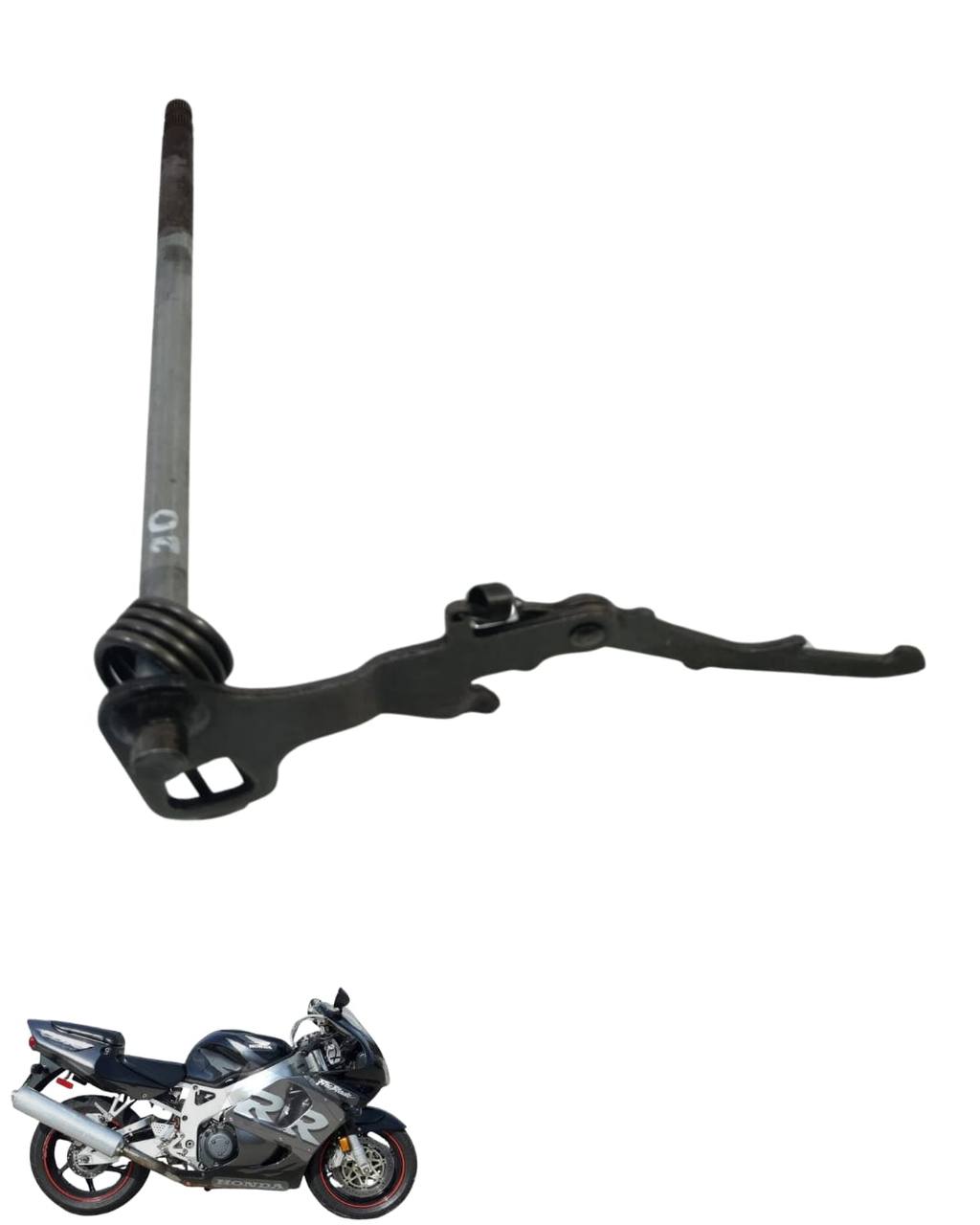 Eixo seletor marcha CBR 450 1998 9407 3
