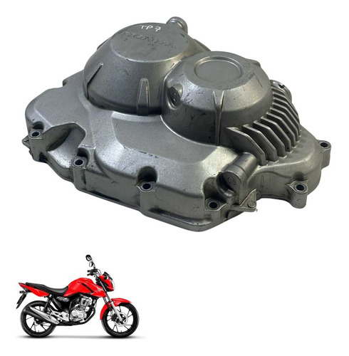 Tampa Embreagem Honda Cg 160 Titan Fan Start Original  -2884 Prata 2
