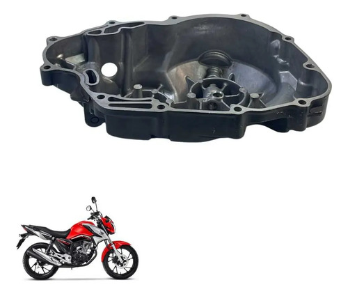 Tampa Embreagem Honda Cg 160 Titan Fan Cargo Original  -2870 Preto 7