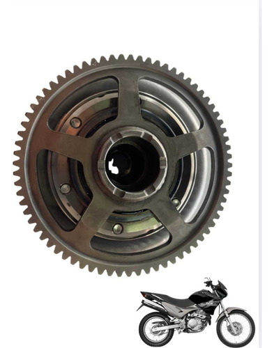 Volante Magneto Honda Falcon 400 2012 Original Usado -696 2