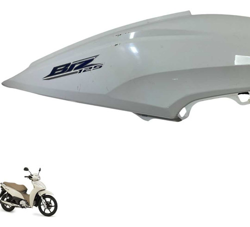 Carenagem Tampa Lateral Direita Honda Biz 125 2018 -3584 Branco 3