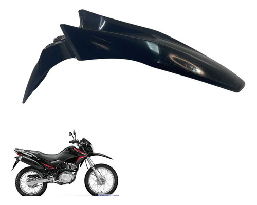 Paralama Dianteiro Honda Nxr Bros 150 Preto Original -4133