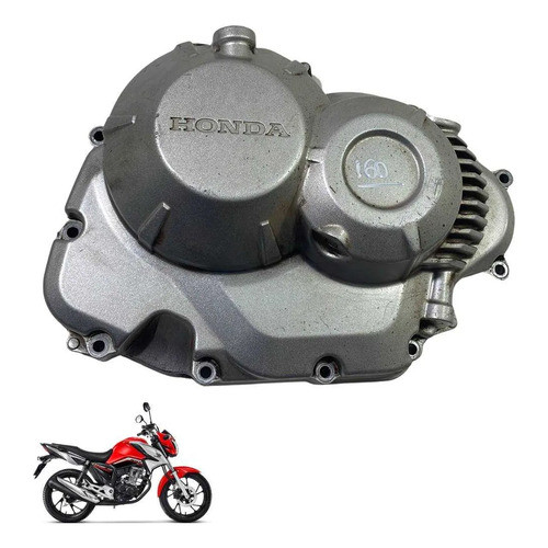 Tampa Motor Esquerda Embreagem Honda Cg 160 2020 6647 3
