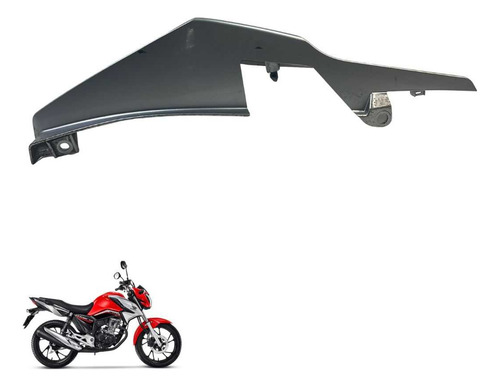 Carenagem Rabeta Direita Honda Cg 160 Titan Cinza  -4129 3