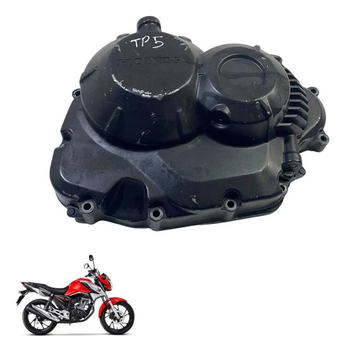 Tampa Embreagem Honda Cg 160 Titan Fan Cargo Original -2865 Preto