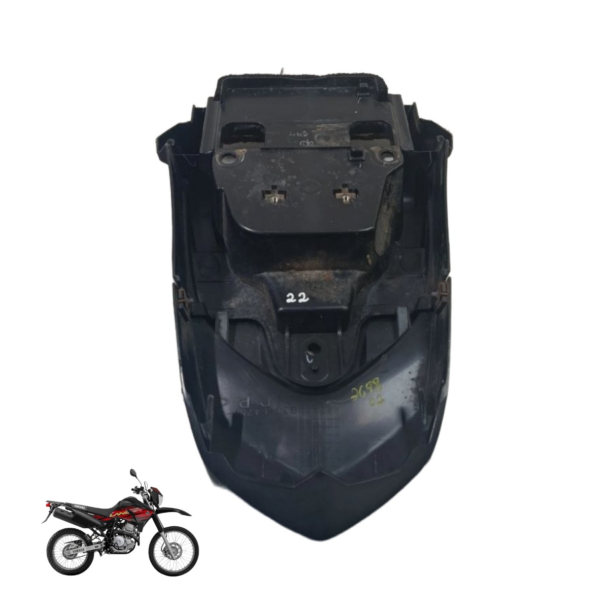 Carenagem tampa traseira XTZ Lander 250 2018/2024 15471