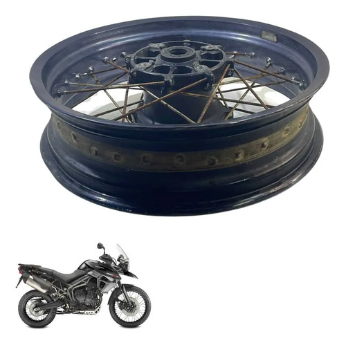 Roda Traseira Triumph Tiger 800 Original C/detalhe   -4219 9