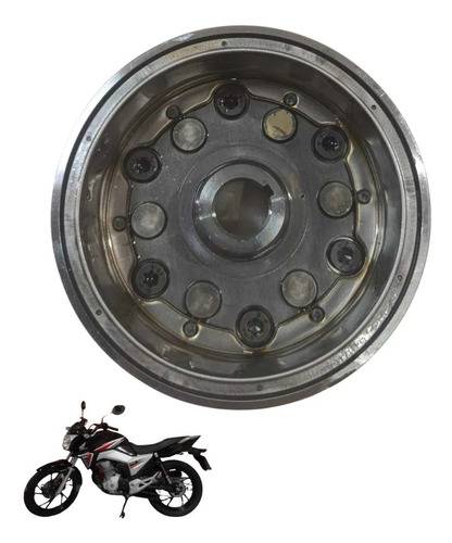 Magneto Volante Placa Partida Honda Cg 160 Titan 2016 7729 3