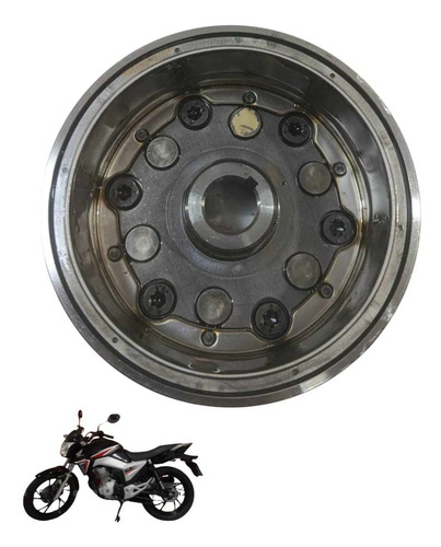 Magneto Volante Placa Partida Honda Cg 160 Titan 2016 7729 4