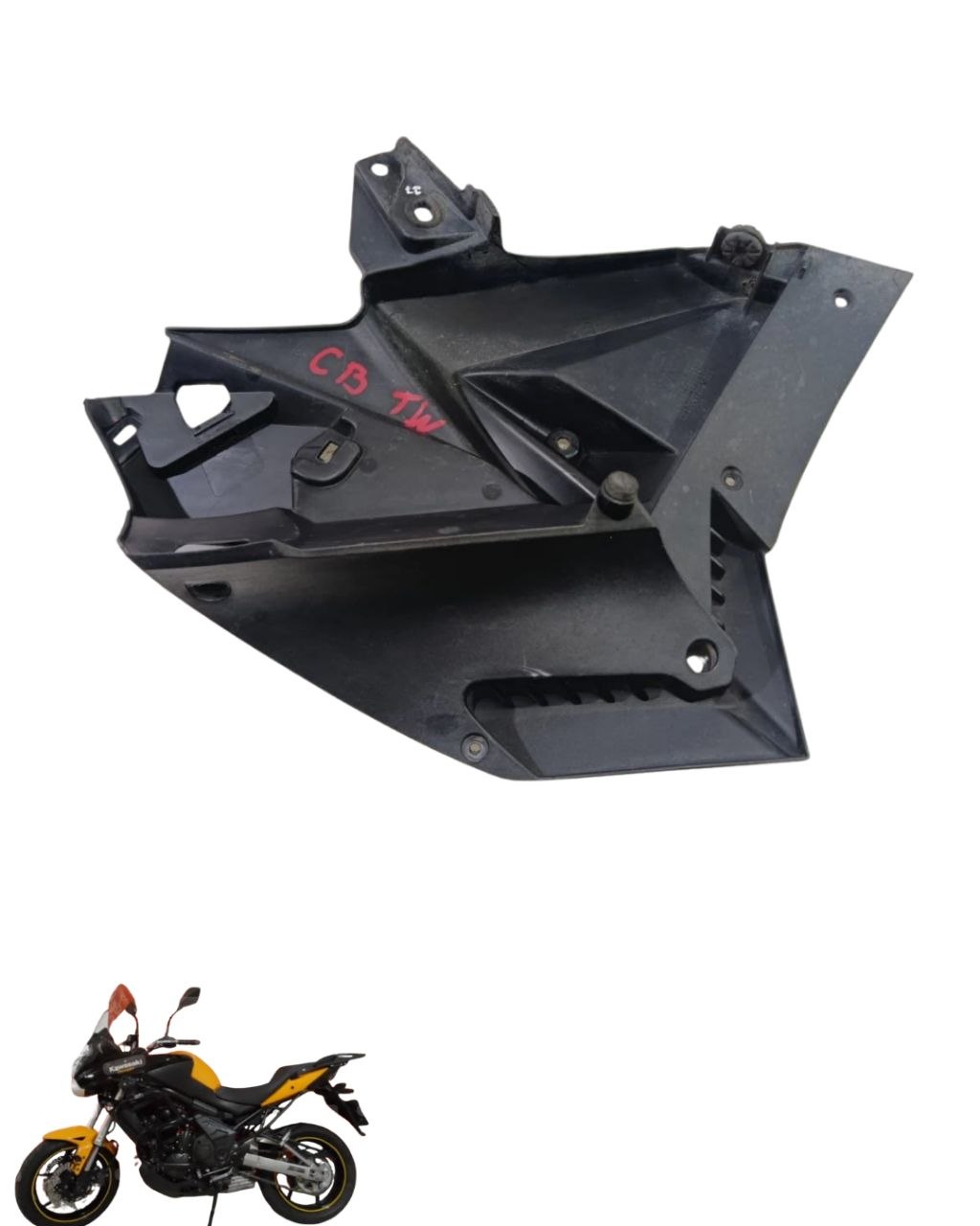 Carenagem Aba tanque esquerda versys 650 2010/2014 9797