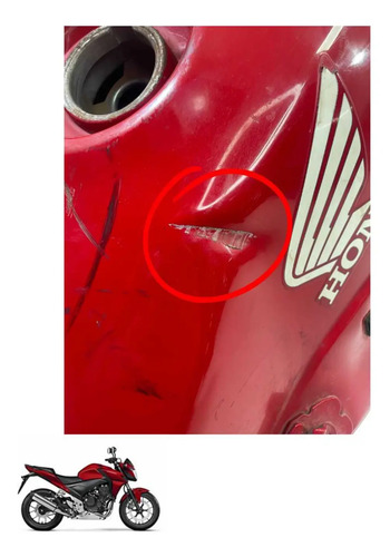 Tanque Combustivel Honda Cbr 500 R 2014 Original C/detalhe 3