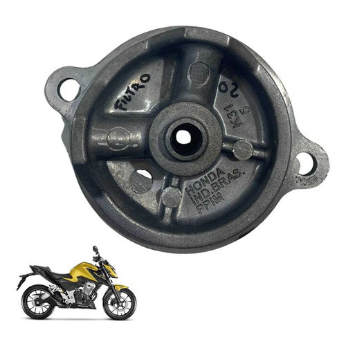 Tampa Filtro Óleo Honda Cb 300 F 2024 Original 5878 4