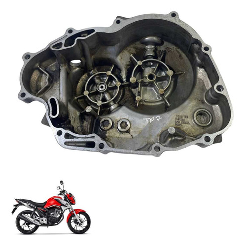 Tampa Embreagem Honda Cg 160 Titan Fan Cargo Original  -2868 Preto 2
