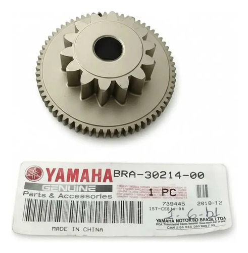 Engrenagem Auxiliar Partida Yamaha Factor 150 Original -2860