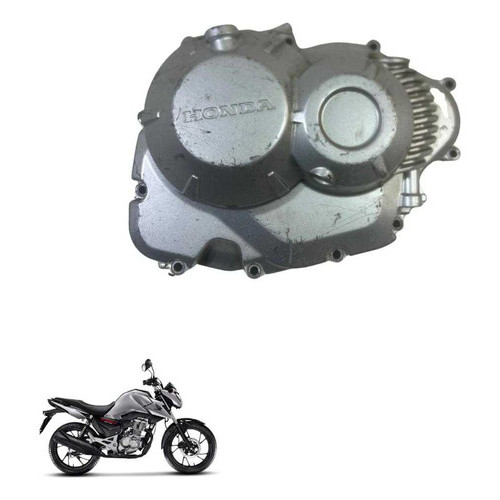 Tampa Embreagem Honda Cg 160 Titan Fan Start Original  -3071 Prata