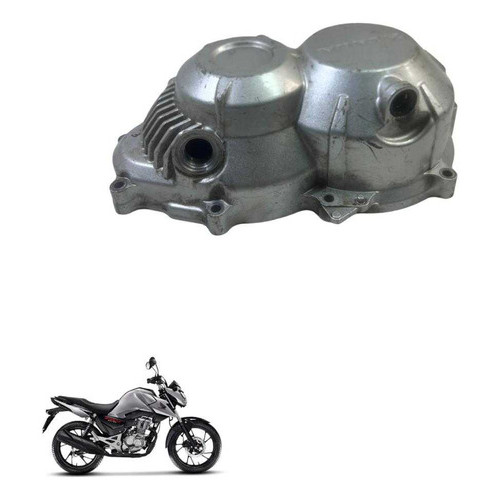 Tampa Embreagem Honda Cg 160 Titan Fan Start Original  -3071 Prata 4