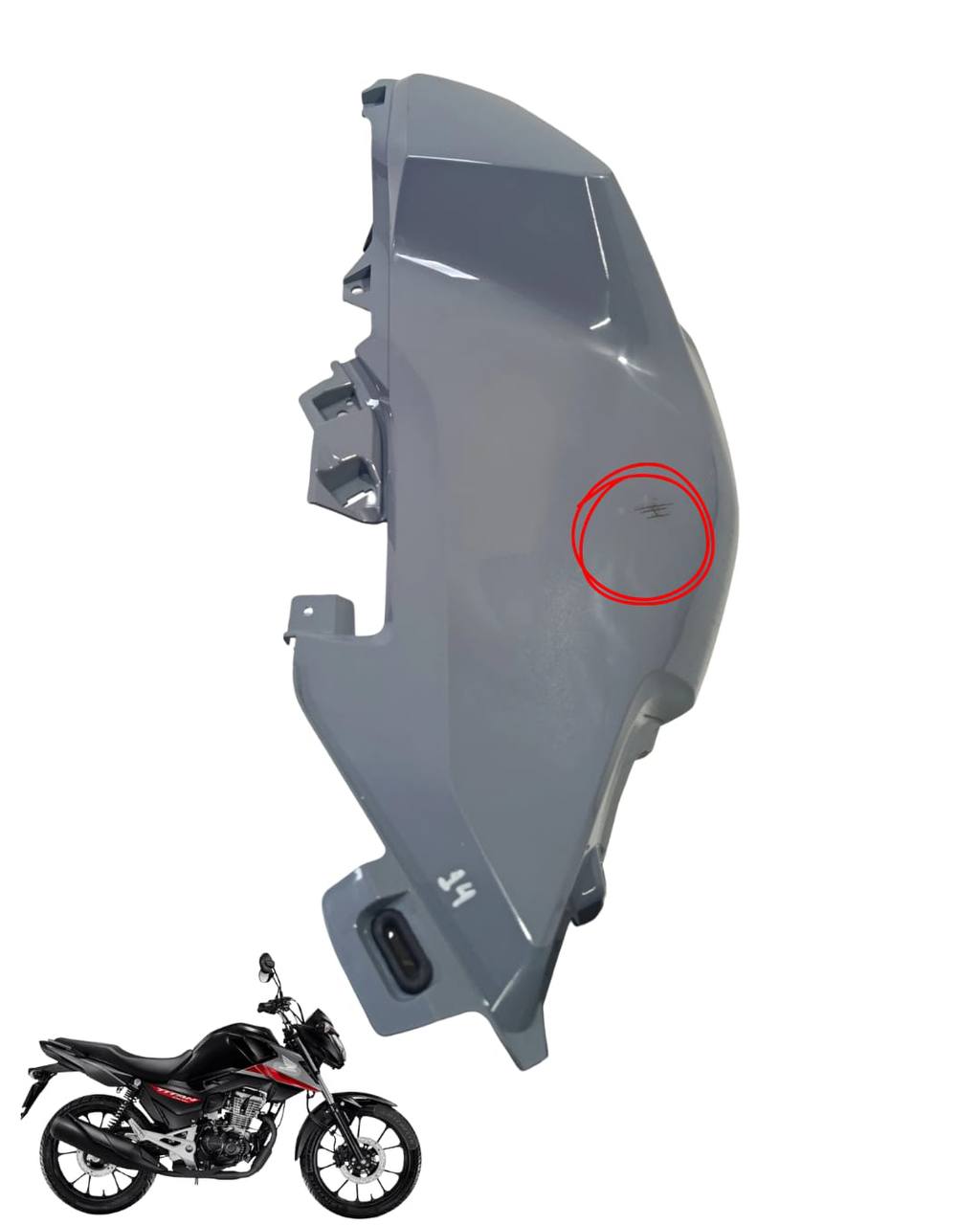 Carenagem Tanque Esquerda Cg 160 2025 Com Detalhe 9401 4