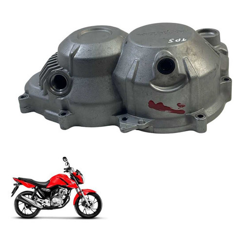 Tampa Embreagem Honda Cg 160 Titan Fan Start Original -2882 Prata 3