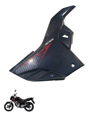 Tampa Lateral Direita Cg 160 Fan 2020 8302 Preto