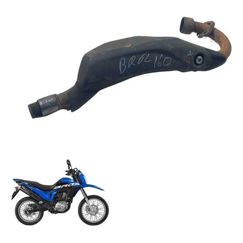 Curva Escapamento Honda Bros 160 2016 7158
