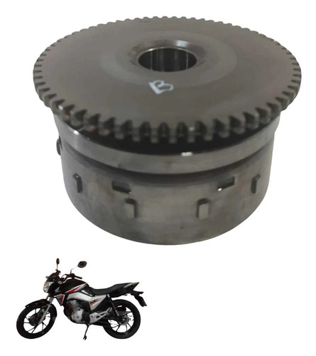 Magneto Volante Placa Partida Honda Cg 160 Titan 2016 7730