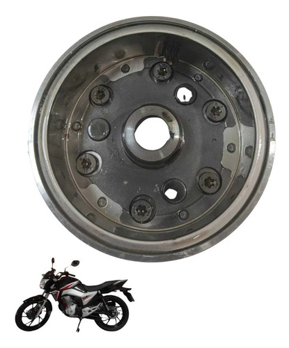Magneto Volante Placa Partida Honda Cg 160 Titan 2016 7730 3