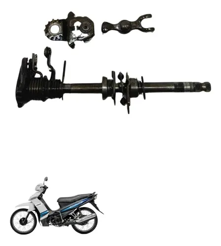 Eixo Pedal Cambio Yamaha Crypton 105   2009 2014 8694 2