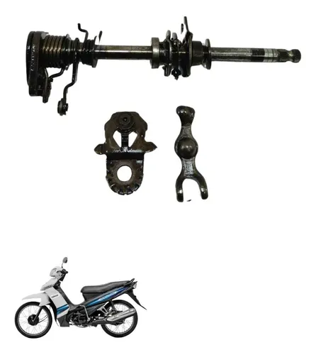 Eixo Pedal Cambio Yamaha Crypton 105   2009 2014 8694 4