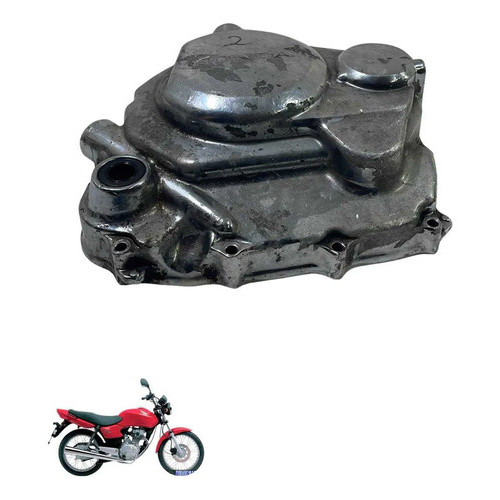 Tampa Motor Lateral Direita Honda Cg 125 2000 7043 4