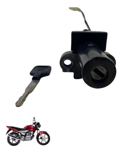 Chave Iguinição Com Chave Honda Cg 150 Sport 2008 Original -1355 4