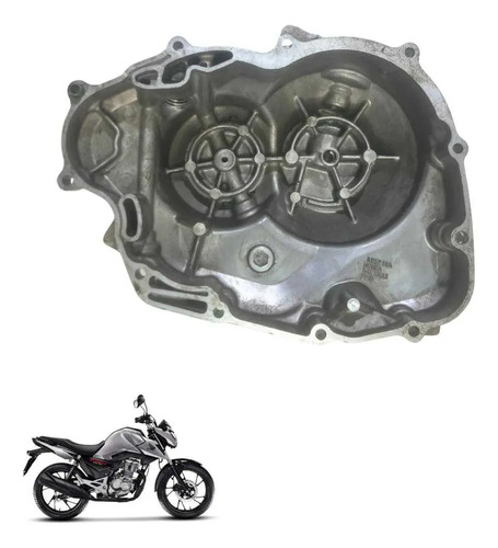 Tampa Embreagem Honda Cg 160 Titan Fan Start Original  -3072 Prata 2