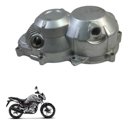 Tampa Embreagem Honda Cg 160 Titan Fan Start Original  -3072 Prata 3