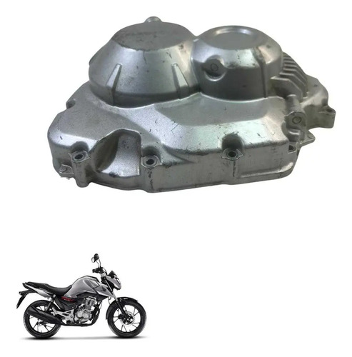 Tampa Embreagem Honda Cg 160 Titan Fan Start Original  -3072 Prata 4