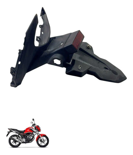 Para-lama Traseiro Honda Cg 160 Start 2016 6838 6