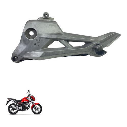 Suporte Pedaleira Esquerda Honda Cg 160 Original -4328 Cinza