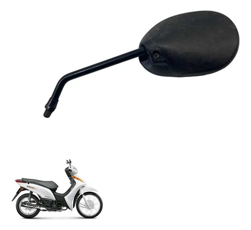 Espelho Retrovisor Esquerdo Honda Biz 125 Original -3493 4