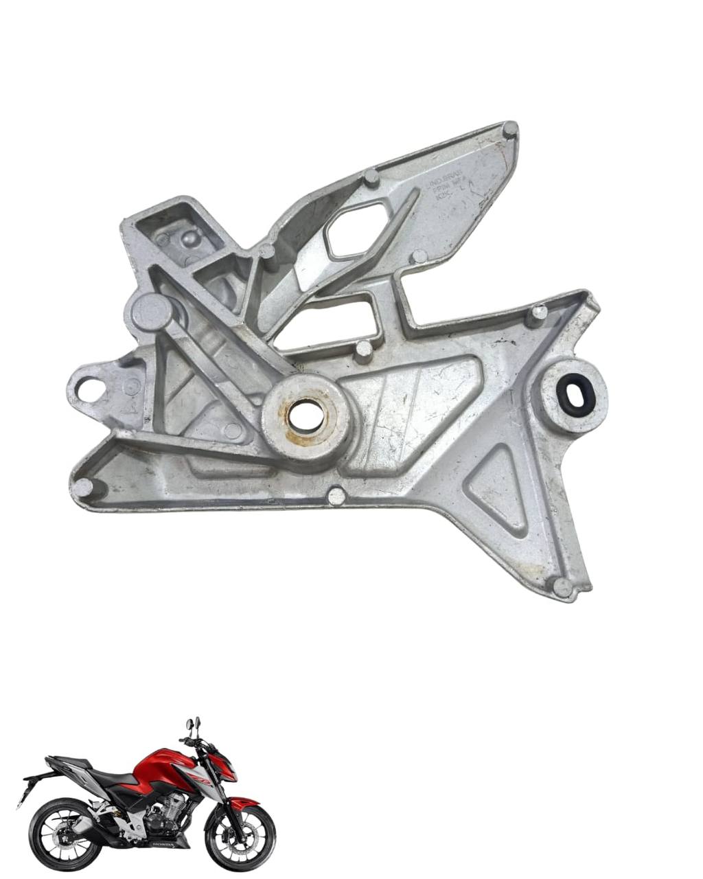 Suporte Pedaleira Bacalhau Cb Twister 300 2025 Esquerda 3