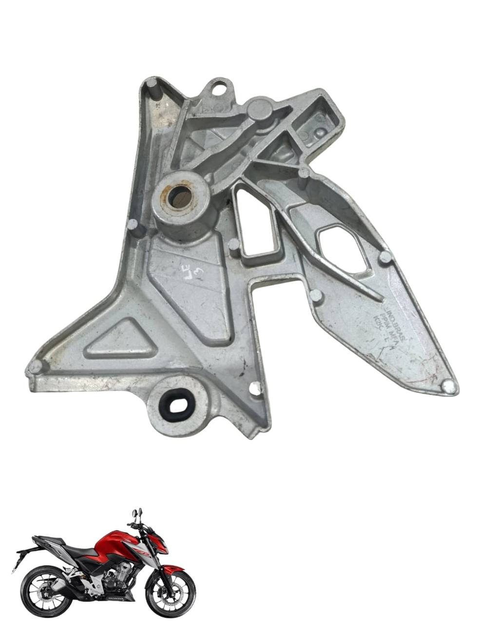 Suporte Pedaleira Bacalhau Cb Twister 300 2025 Esquerda 4