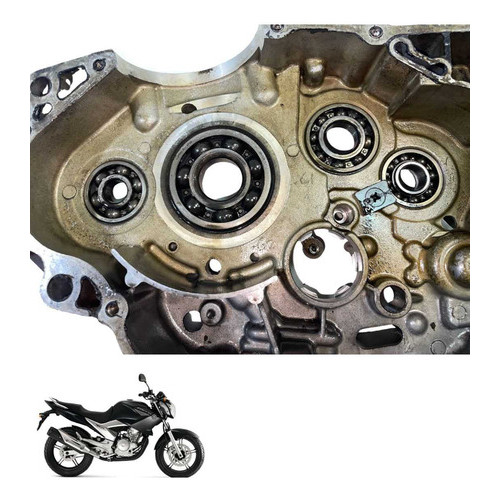 Bloco Carcaça Direita Yamaha Fazer Ys 250     -2488 3
