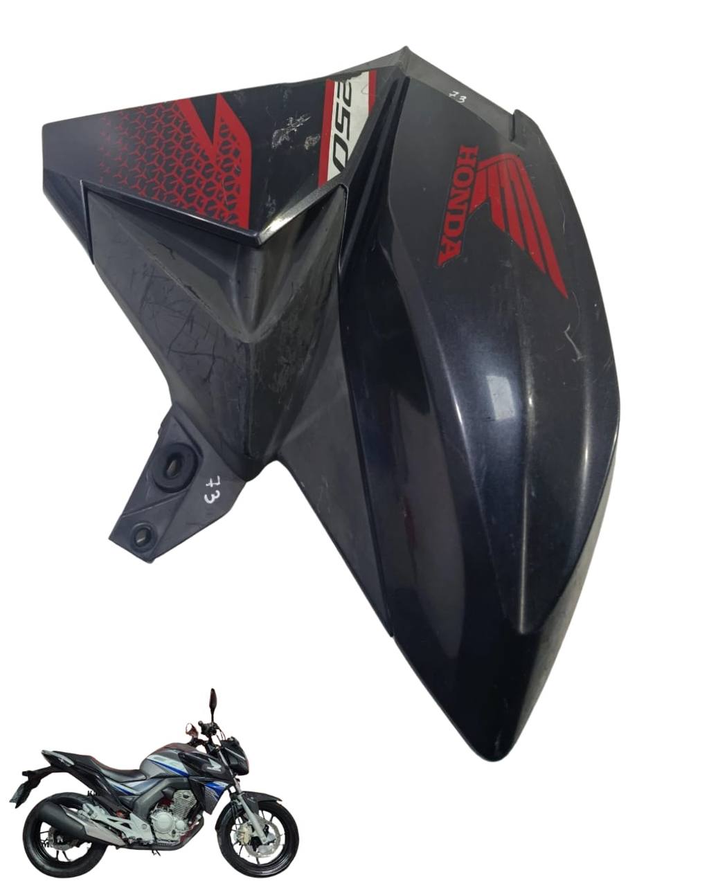 Aba Tanque Esquerda Cb Twister 250 F 2017/2024 9555 4