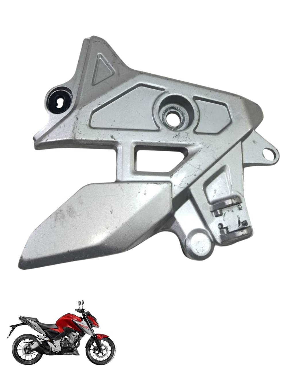 Suporte Pedaleira Bacalhau Cb Twister 300 2025 Direita 9802
