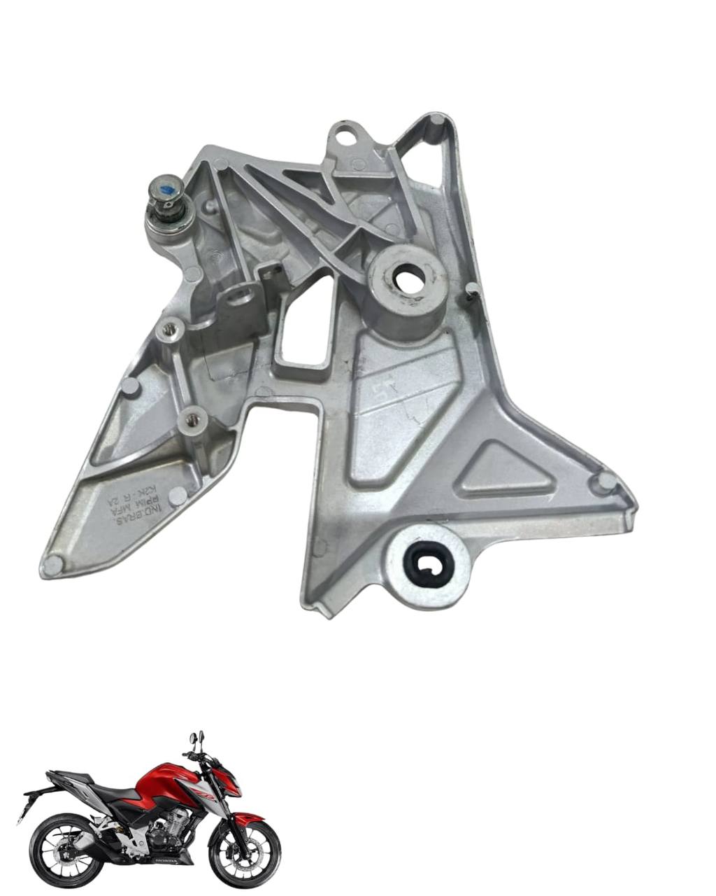 Suporte Pedaleira Bacalhau Cb Twister 300 2025 Direita 9802 3
