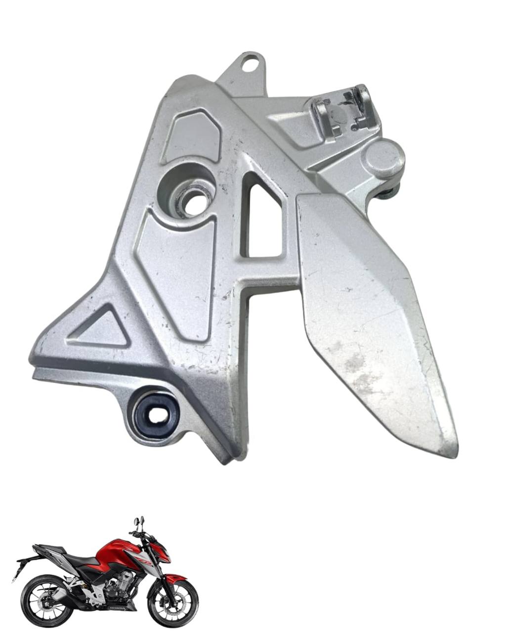 Suporte Pedaleira Bacalhau Cb Twister 300 2025 Direita 9802 4