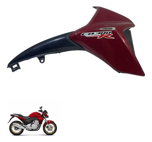 Carenagem Aba Tanque Direita Honda Cb 300 2012 Vermelho-4454 2